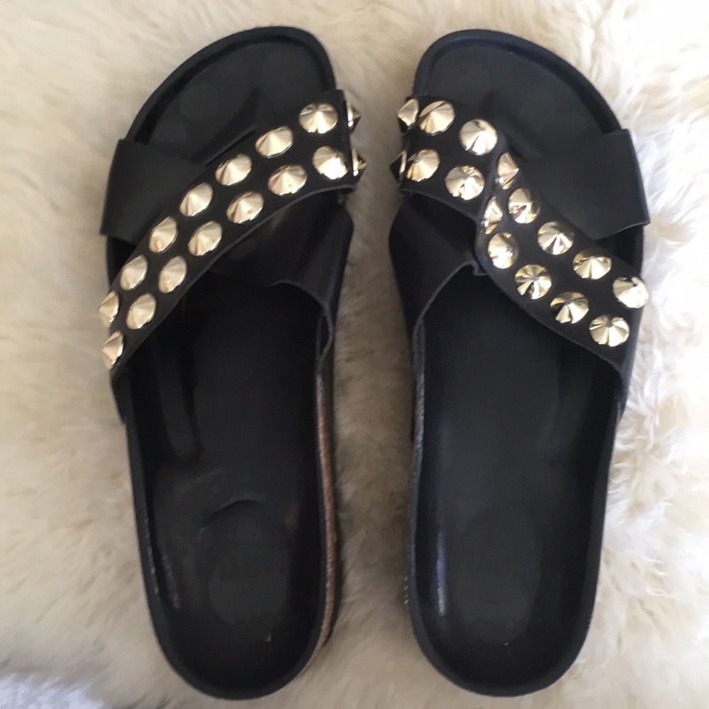 FARYL by Faryl Robin Clara studded flatform